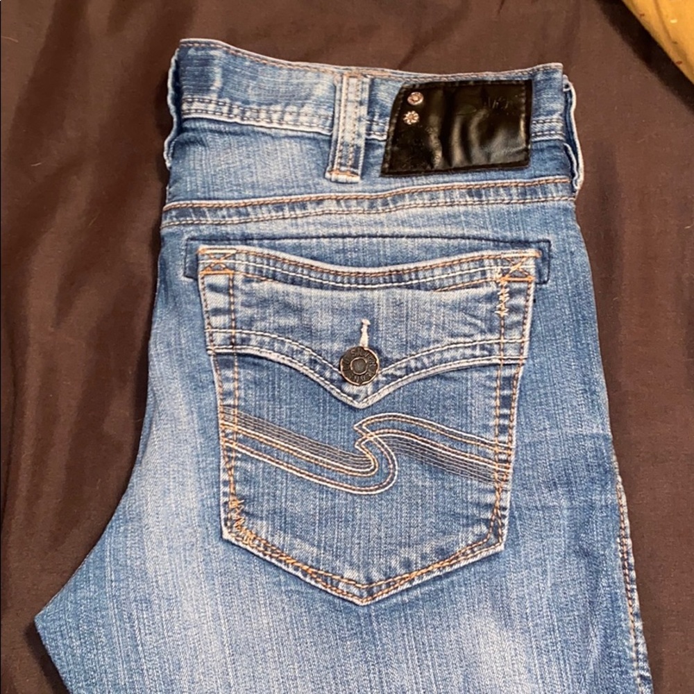 Silver jeans